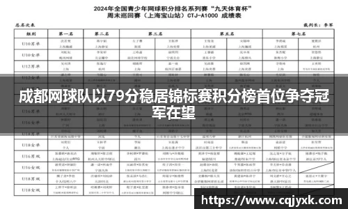 成都网球队以79分稳居锦标赛积分榜首位争夺冠军在望